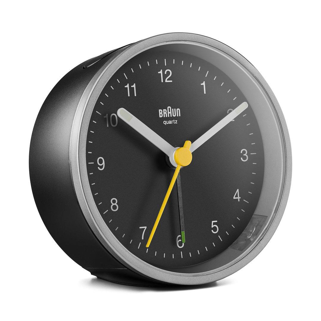 Braun BC12SB Réveil Noir/Argent