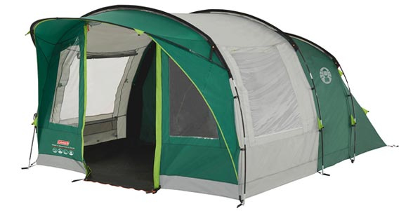 Coleman Rocky Mountain 5 Plus - Camping - Hard frame - Tunnel tent - 5 person(s) - Ground cloth - Green - 2000030284