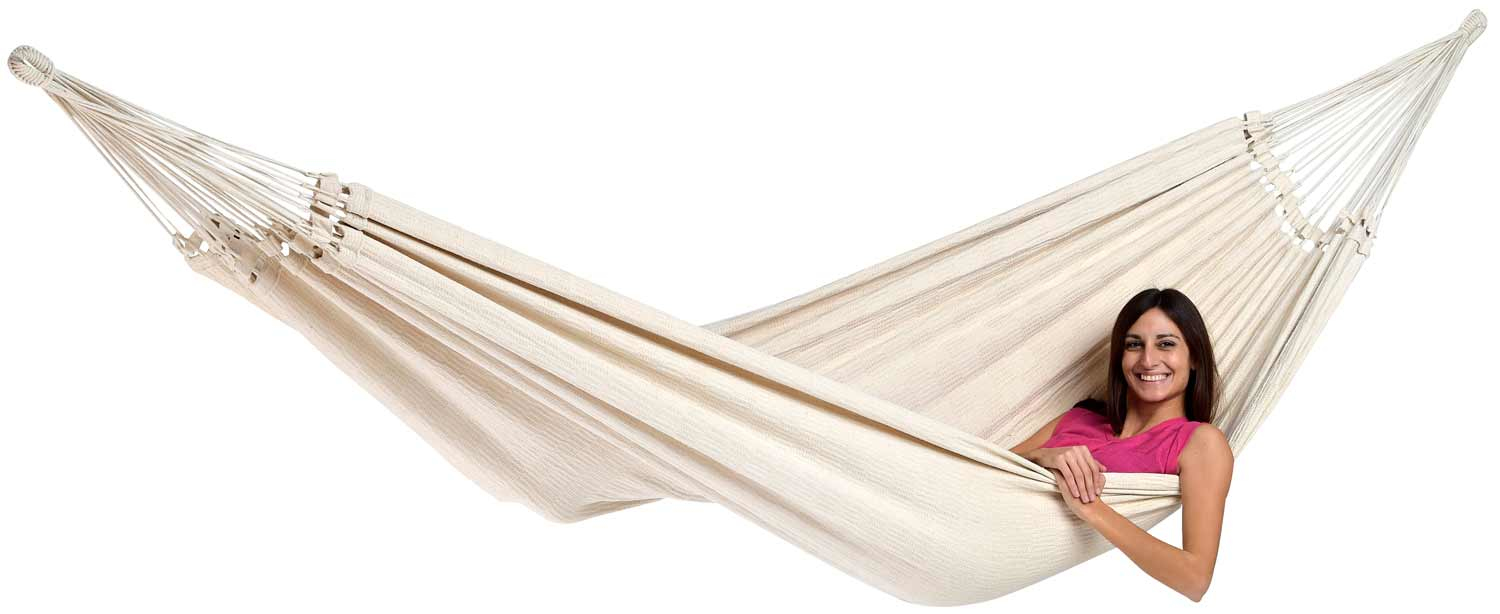 Amazonas AZ-1019600 - Hamac avec armature - 200 kg - 2 personne(s) - Beige - 3600 mm - 2,5 kg
