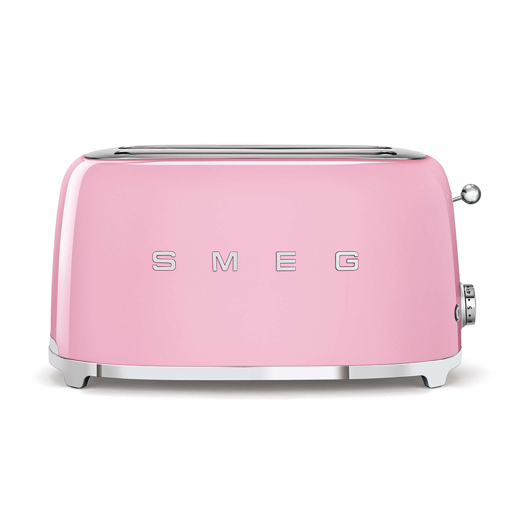 SMEG TSF02PKEU Grille-pain 4 tranches 1500W Rose