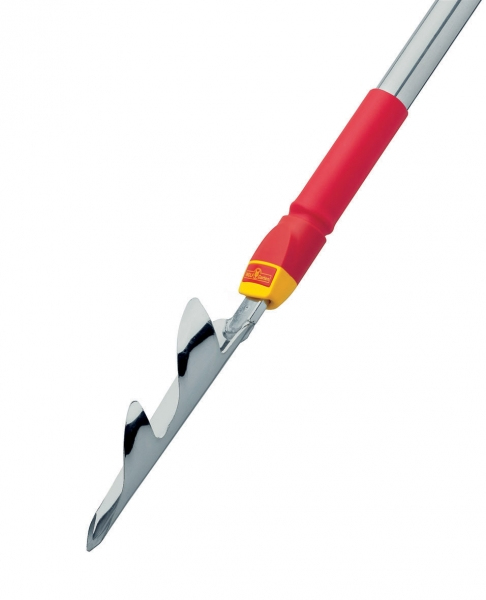 Ustensile en aluminium WOLF-Garten iW-F avec poignée en acier inoxydable/rouge