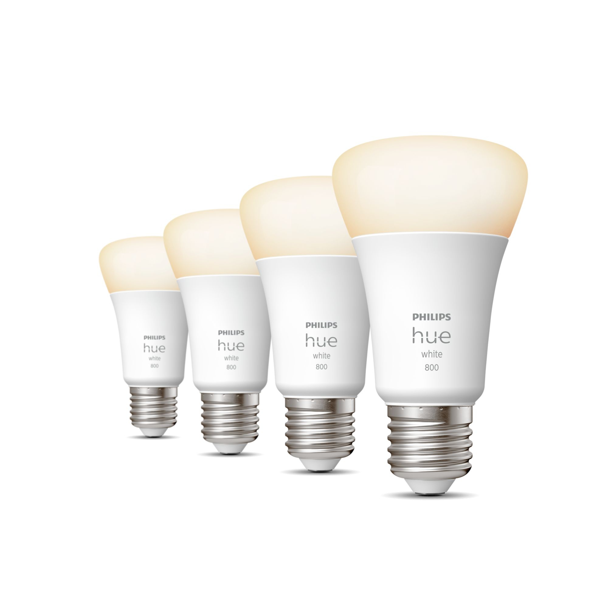 Signify Hue White 4-pack E27 - Lampe intelligente