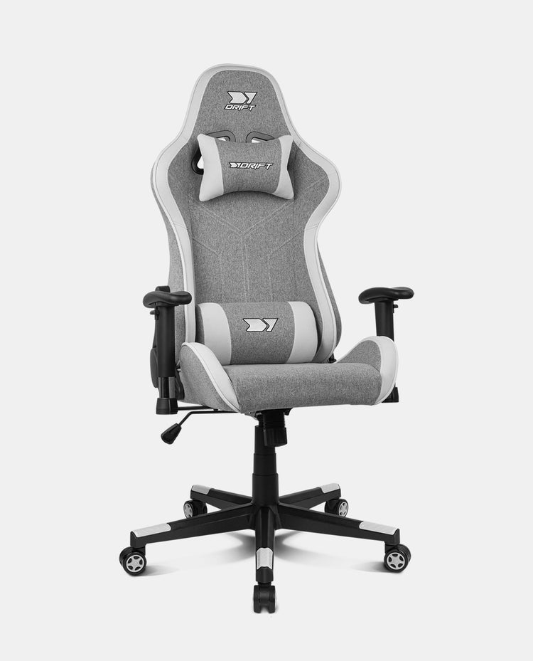 Drift DR90 PRO - Fauteuil gaming pour PC - 150 kg - Assise rembourrée - Dossier rembourré - Blanc - Nylon