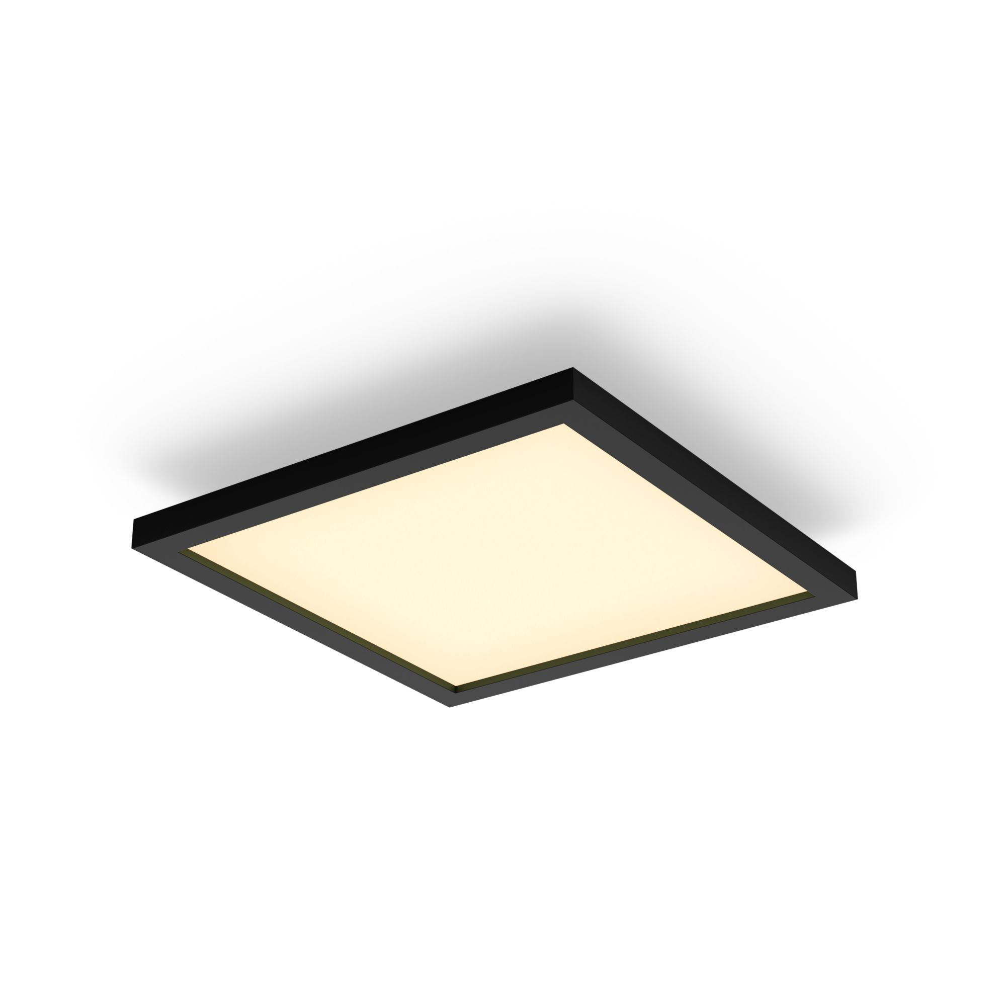 Signify Hue Aurelle Square Panel Black White Ambiance 2200K