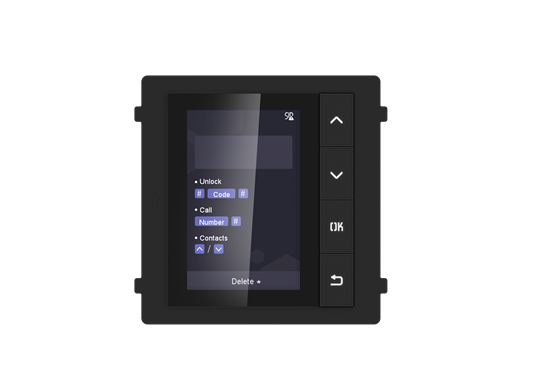 Écran du système d'interphone Hikvision DS-KD-DIS