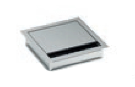 Bachmann Loop Square - Kabelbox - Desk - Aluminium - Grå - 930310