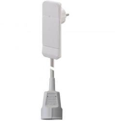 Bachmann 933.011 - 3 m - 1 prise secteur - Intérieur - Blanc - VDE - Blanc