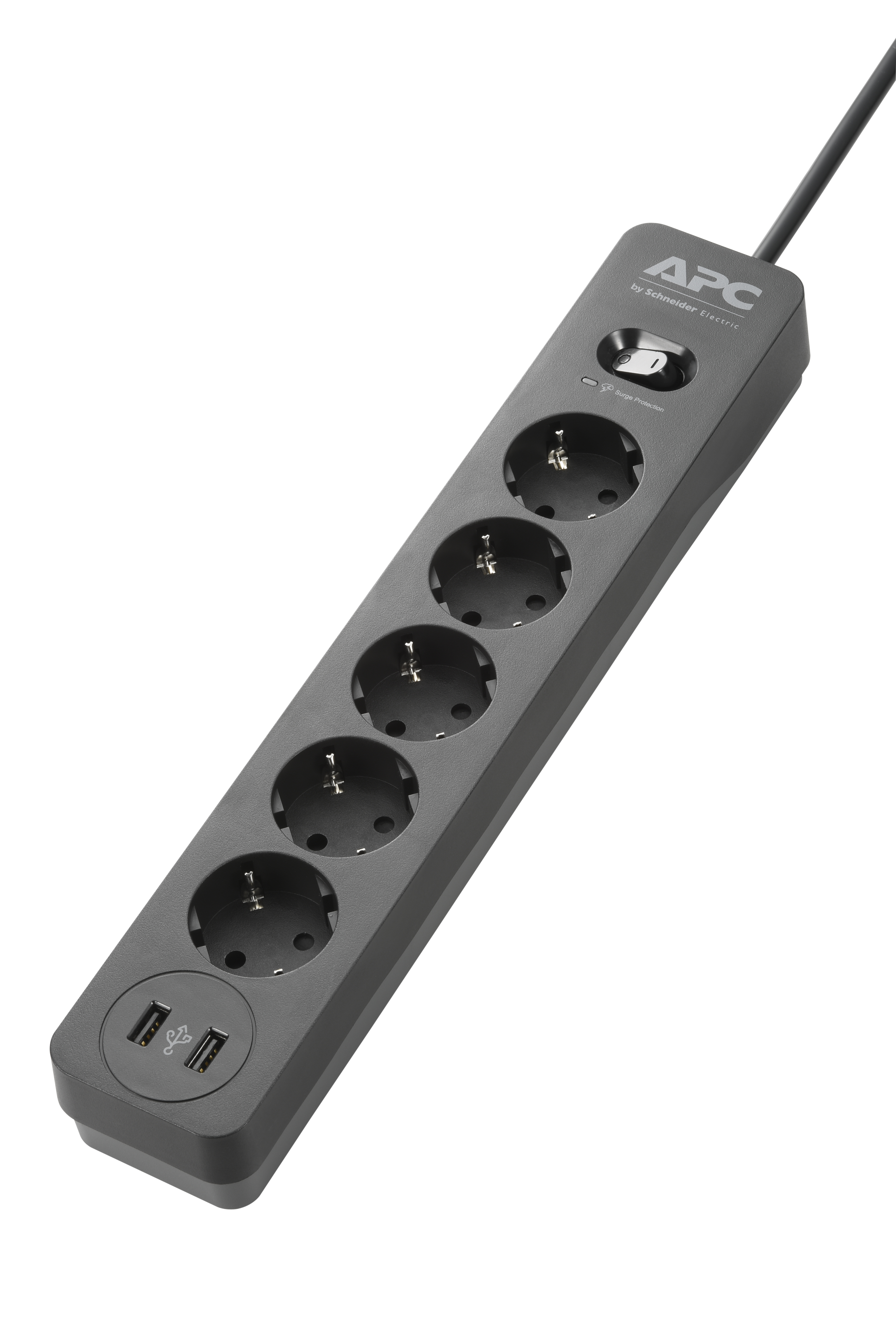 APC Essential Surgearrest PME5U2B - Överspänningsskydd - 220/230/240 V - 2300 Watt - PME5U2B-GR