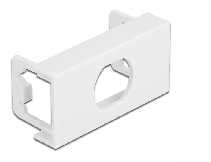 Delock 81367 - Blanc - Polycarbonate (PC) - Sans vis - Universel - 22,5 mm - 220 mm