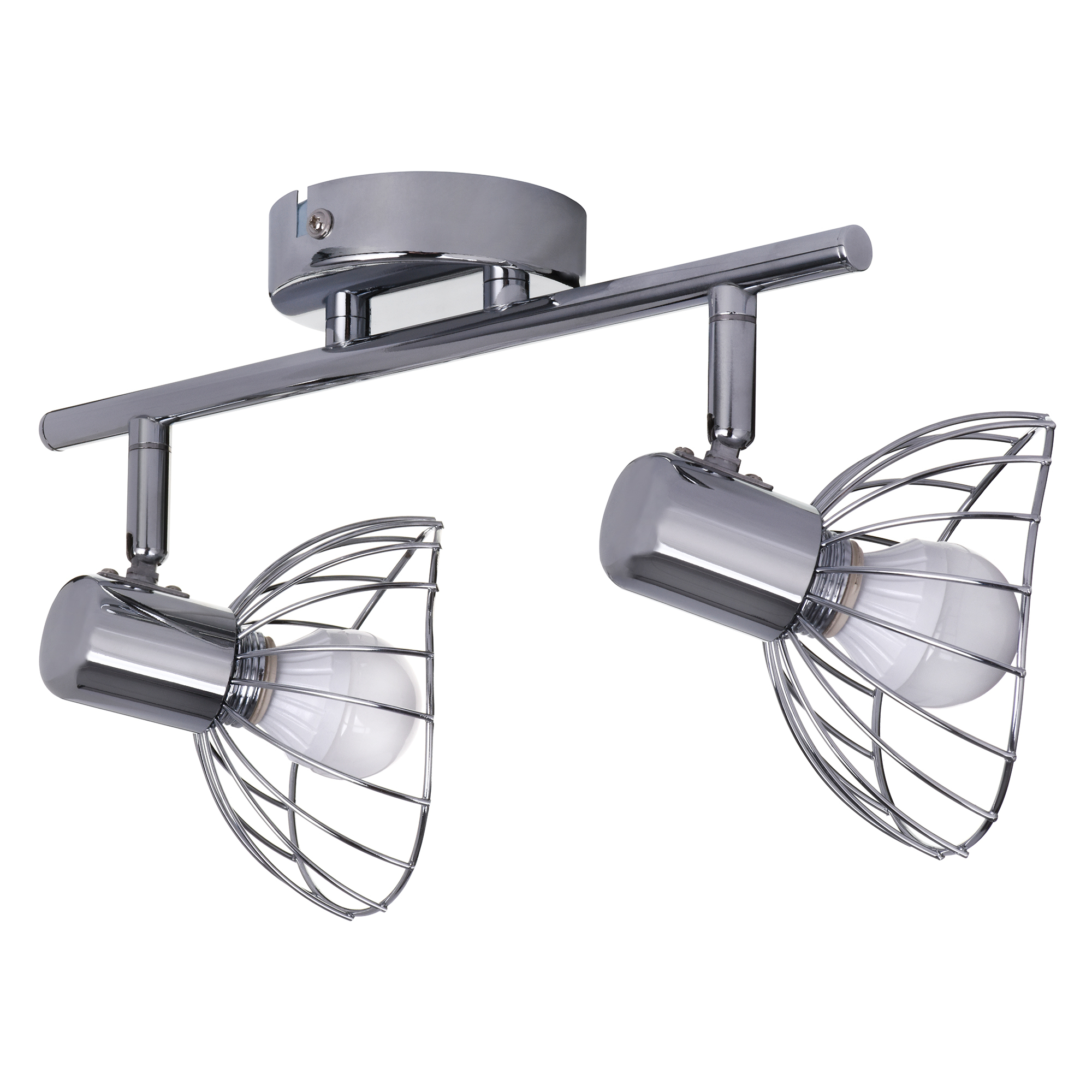 Plafonnier/applique double Activejet GIZEL chromé E14
