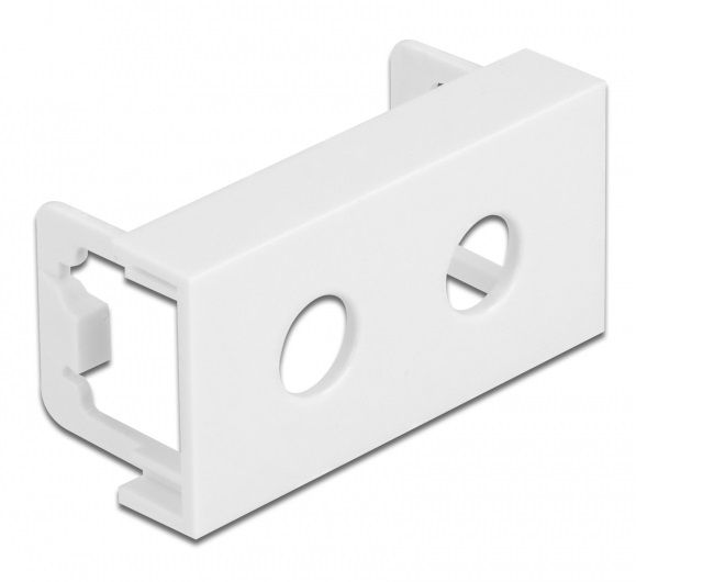Delock 81371 - White - Polycarbonate (PC) - Screwless - Universal - 22.5 mm - 22 mm - 81371