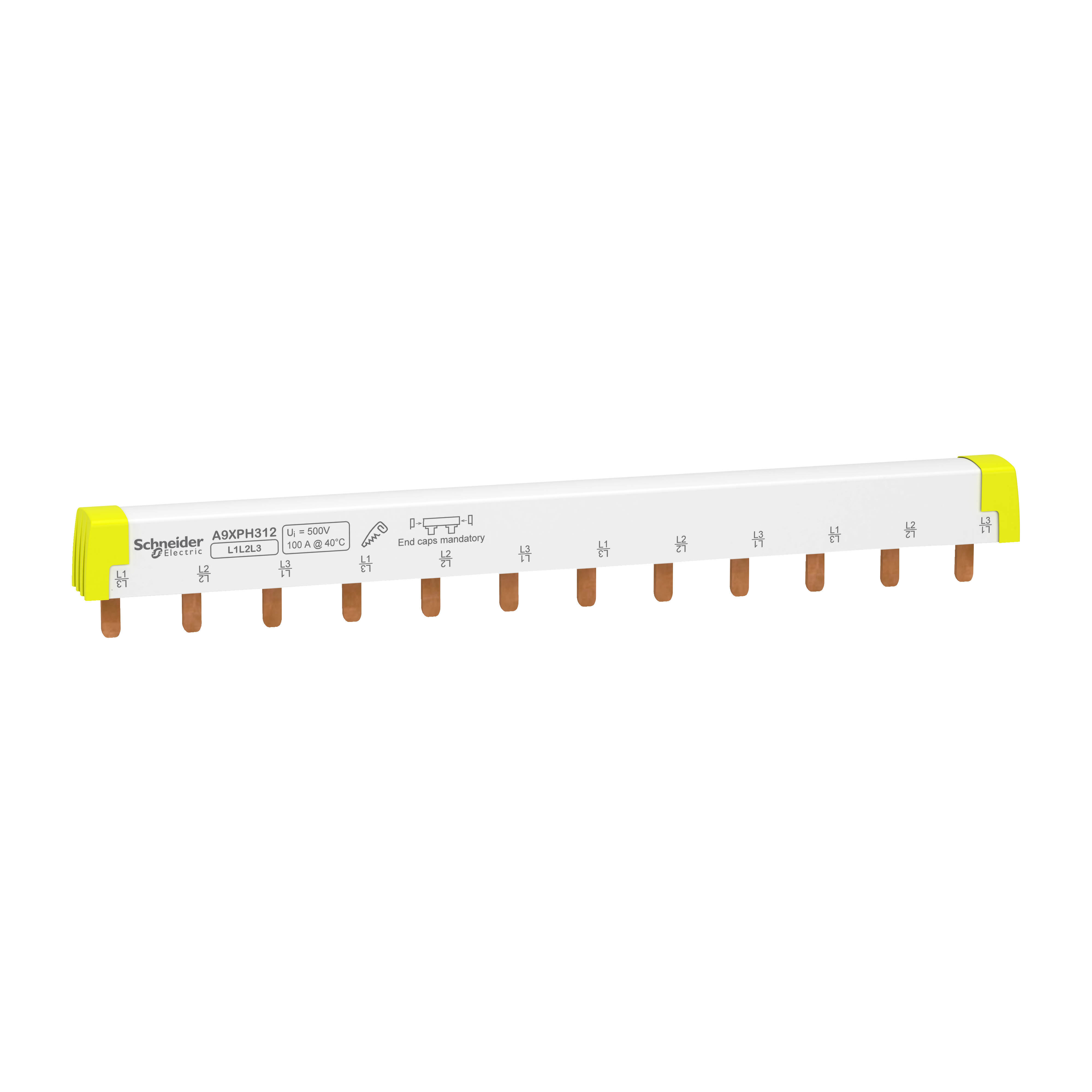 Pont fibre optique APC A9XPH312 3 broches 12MOD. 100A