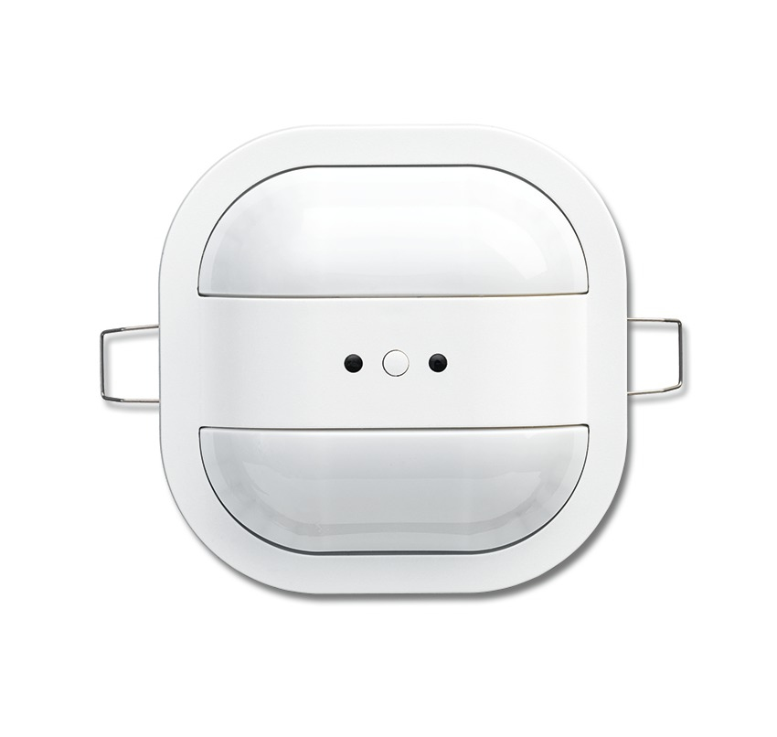 Capteur PIR BUSCH JAEGER 6131/31-24, montage au plafond de 12 m. Blanc