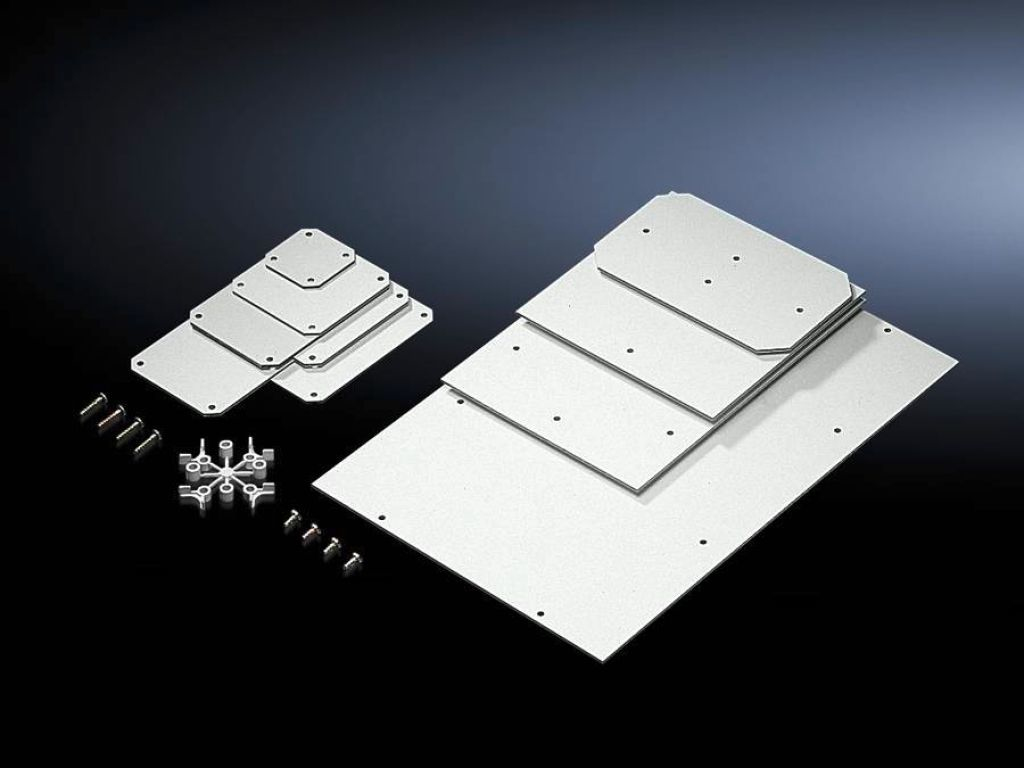 Rittal Mounting plate PK housing or distance book. 150x150x3mm packaging=10 pcs - 9548000