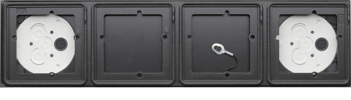 GIRA 5504910 - Boîtier de montage apparent - Anthracite - GIRA - Métal - Surface - 426 mm