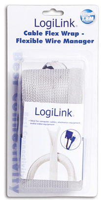LogiLink KAB0007 Attache de câble 1800mm Gris