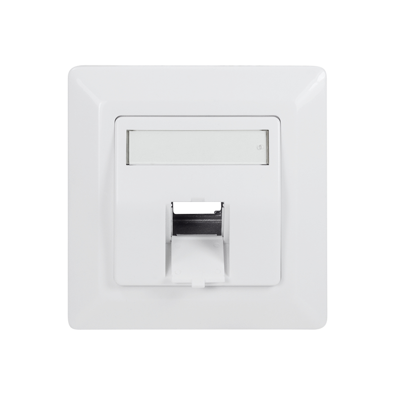 LogiLink NK4026 Plaque murale Keystone 2 ports Blanc