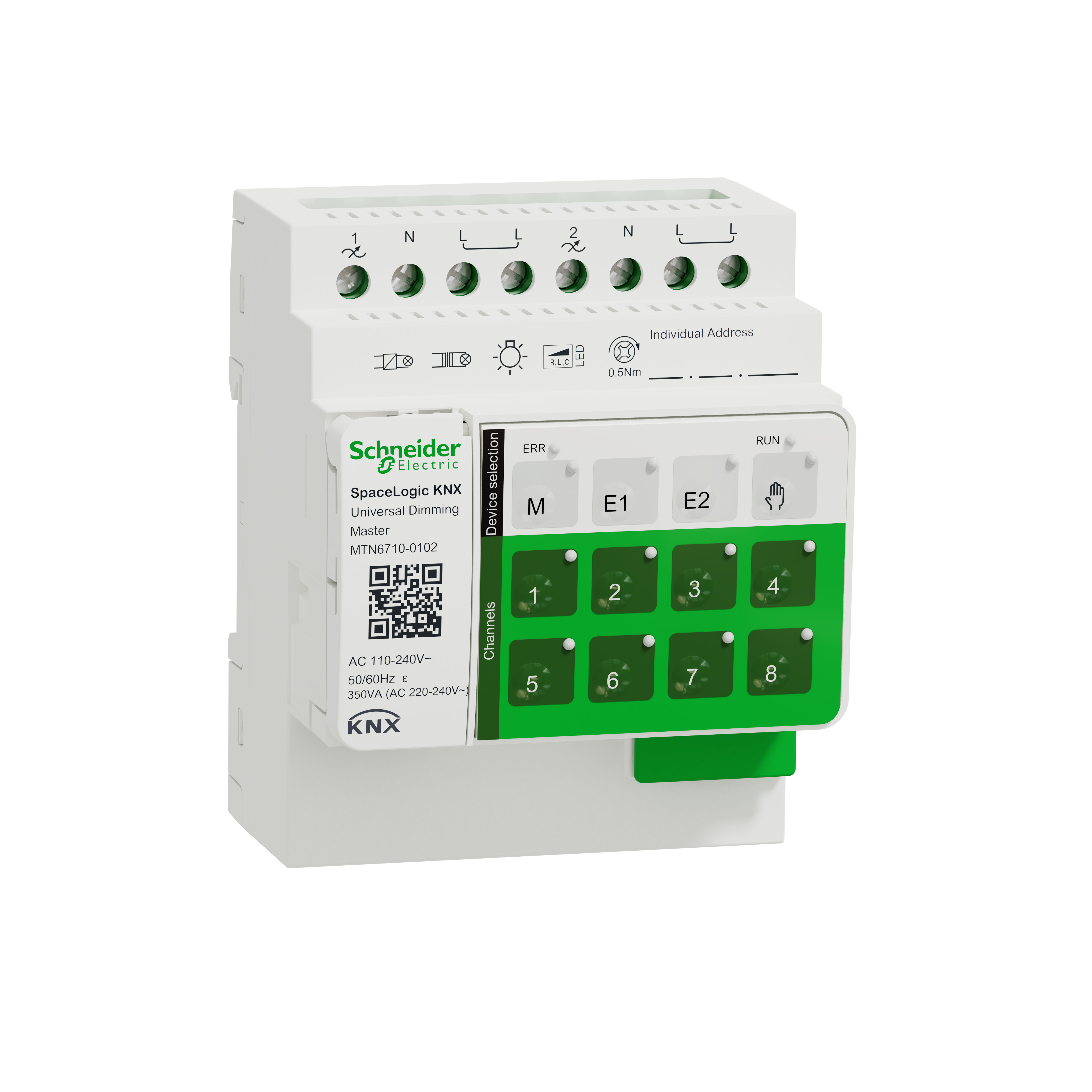 Variateur principal KNX APC SpaceLogic 2 voies MTN6710-0102