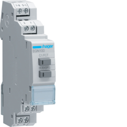 Hager EGN100 - Minuterie - Moteur monophasé - Filaire - Gris - Plastique - IP20