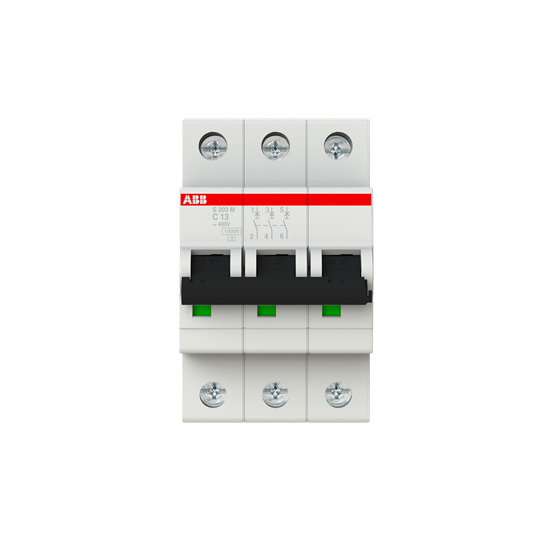 ABB S203M-C13 - Miniature circuit breaker - Type C - 25000 A - IP20
