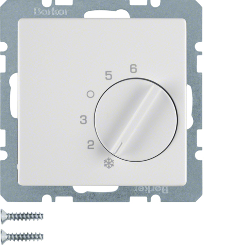 Berker 20266089 Commutateur rotatif Blanc 250V 50-60Hz