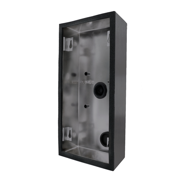Doorbird 423862784 - Surface mount box - Brushed steel - DoorKing - Stainless steel - DoorBird D2101V - 126 mm