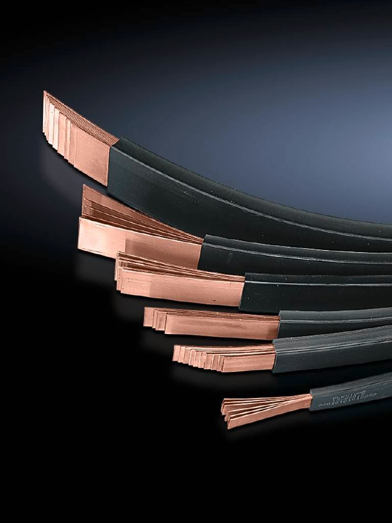 Rittal Copper bar, laminated 4.8x9mm 2m long SV 3565.005 - 3565005