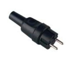 Bachmann 919.179 - Noir - 2P - Caoutchouc - 250 V - 16 A