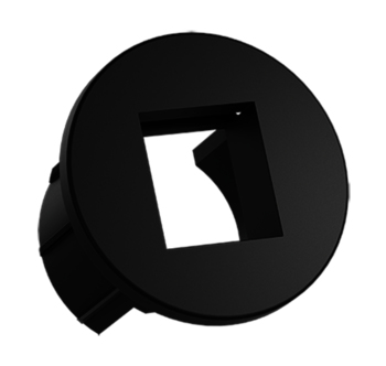 Bachmann MINI PIX - Support de câble - Bureau - Plastique - Noir
