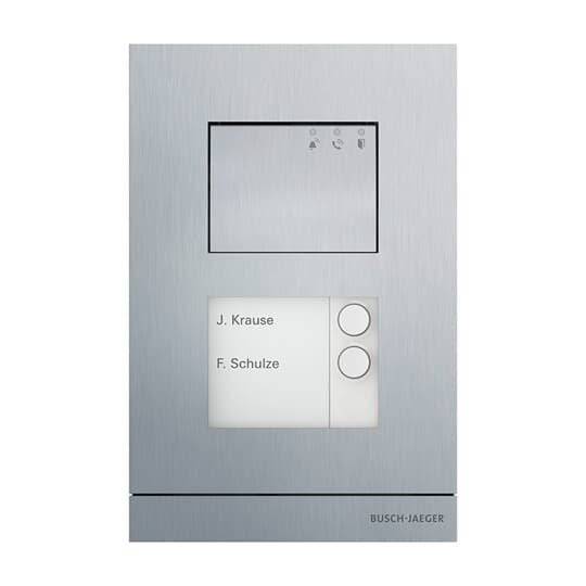 BUSCH JAEGER A21051P2-A-03 Interphone filaire argent