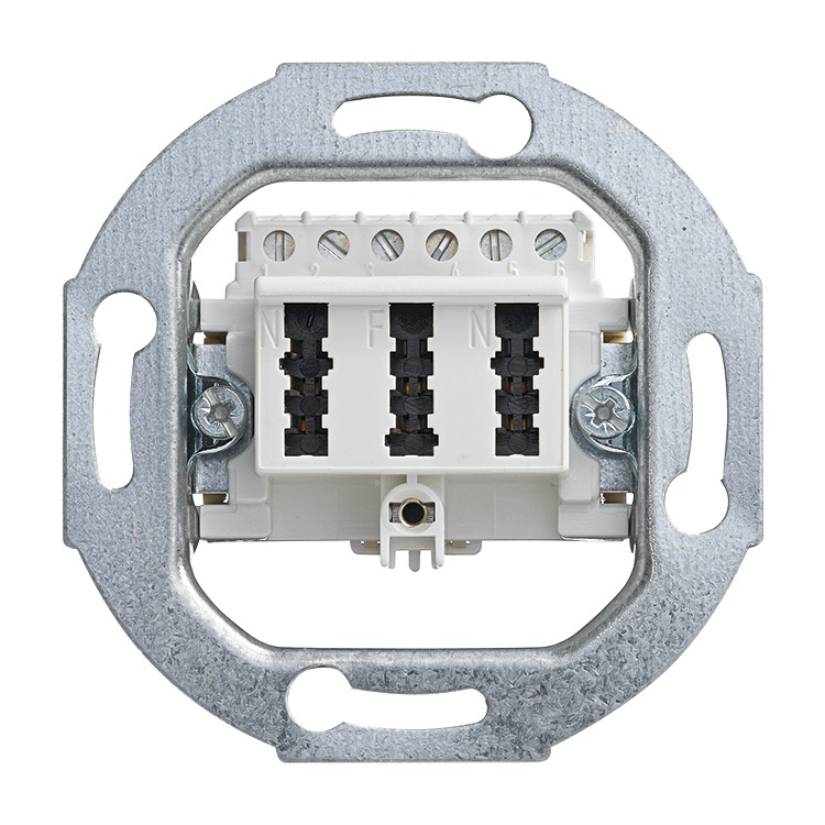 BUSCH JAEGER 2CKA000230A0392 Plastique métal gris blanc