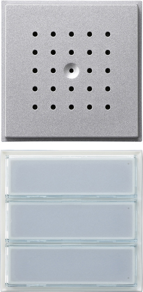 GIRA 126165 - Filaire - 2 module(s) - IP44 - Aluminium - Mural