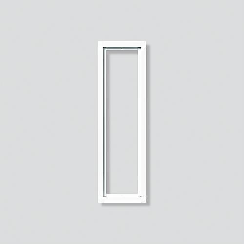 Siedle KR 611-4/1-0 W - Cadre - Blanc - Siedle - Aluminium - 131 mm - 15 mm