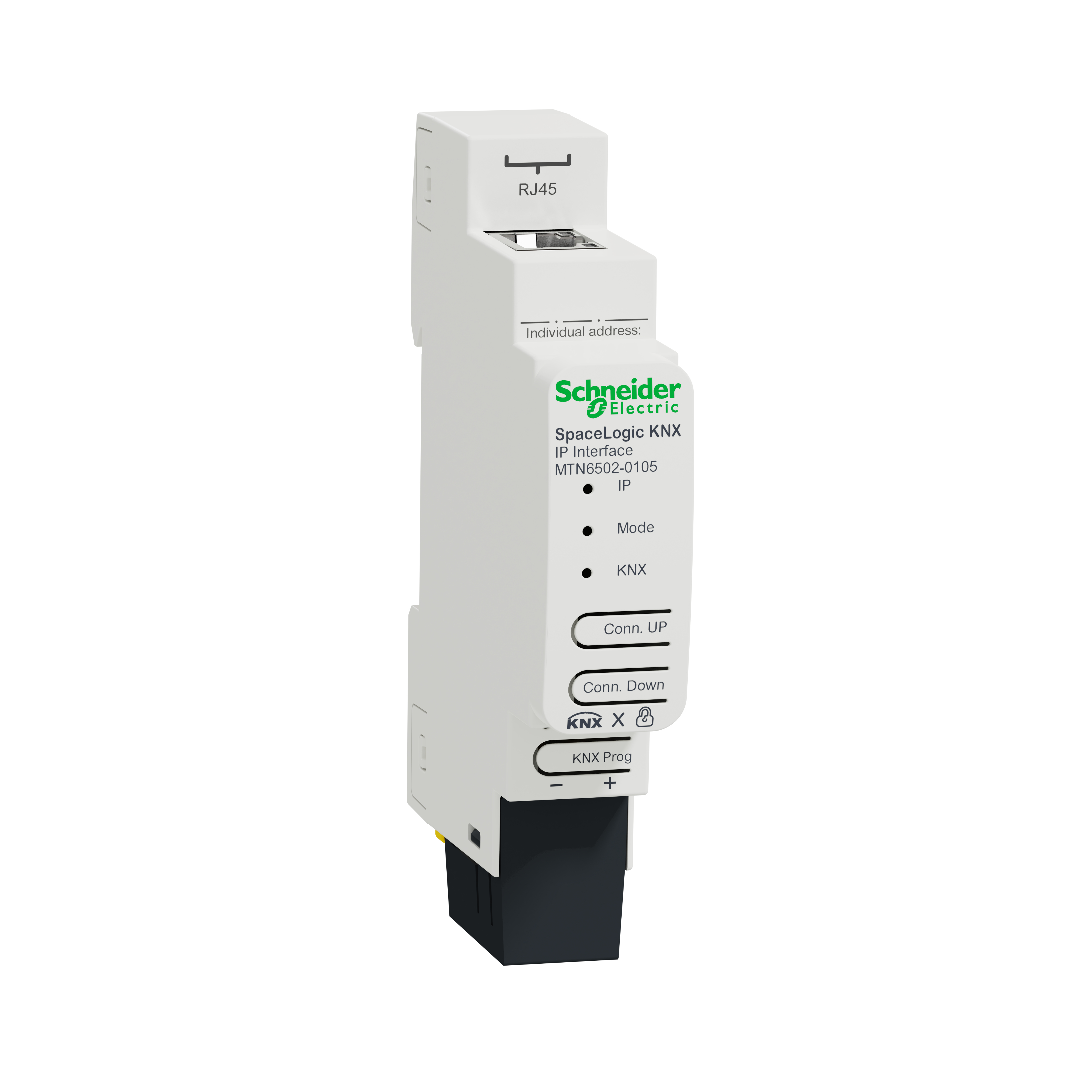 Interface IP KNX APC SpaceLogic pour rail DIN MTN6502-0105