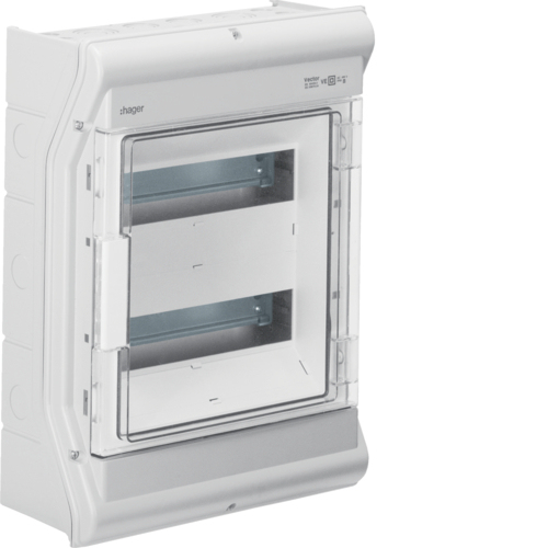 Hager VE212PN - Gris - Tissu - 310 mm - 151 mm - 427 mm