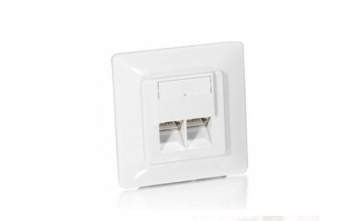Ensemble de prises modulaires allemandes Equip Cat. 5e - RJ-45 - 5e - Blanc - Plastique - 80 mm - 39 mm