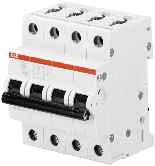 ABB 2CDS254001R0254 - Miniature circuit breaker - Multicolor - Metal,Plastic