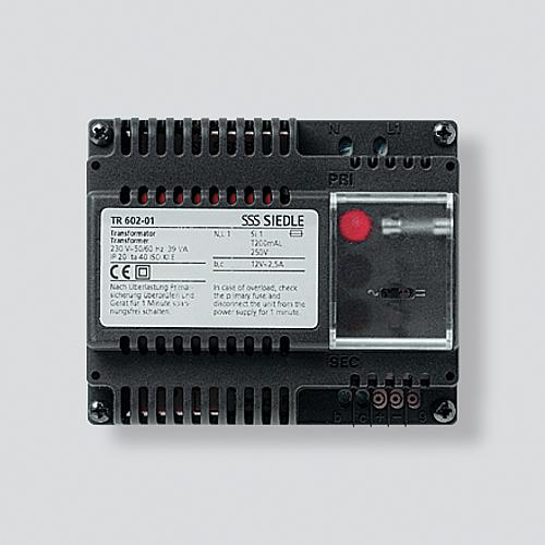 Siedle TR 602-01 - Alimentation - Noir - Siedle - 0 - 40 °C - CE - 107 mm