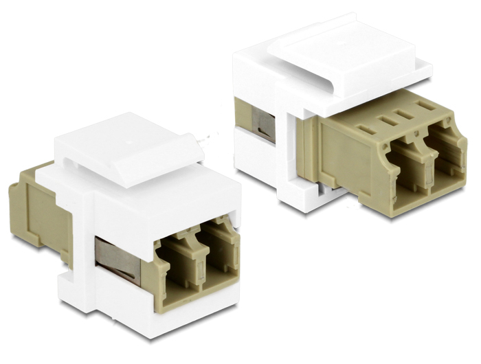 Delock 86347 - Marron - Blanc - LC Duplex - LC Duplex - 29,2 mm - 17,8 mm - 22,1 mm