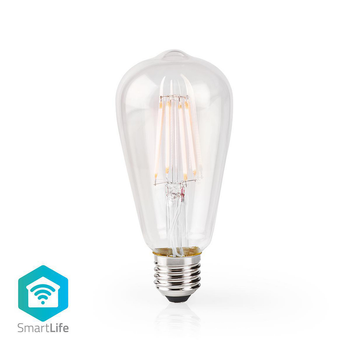 Nedis WIFILF10WTST64 LED E27 500lm