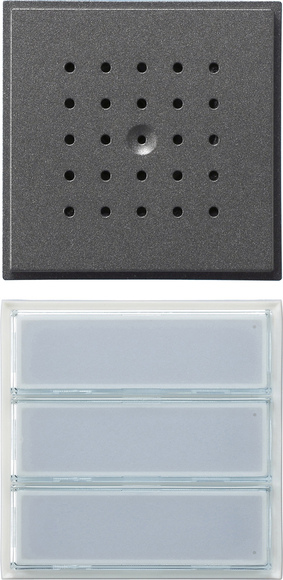 GIRA 126167 - Filaire - 2 module(s) - IP44 - -25 - 70 °C - Anthracite - 30 mm