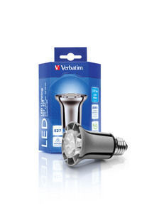Verbatim LED R63, 8 W, E27, 370 lm, 35000 h, Cool white - 52009