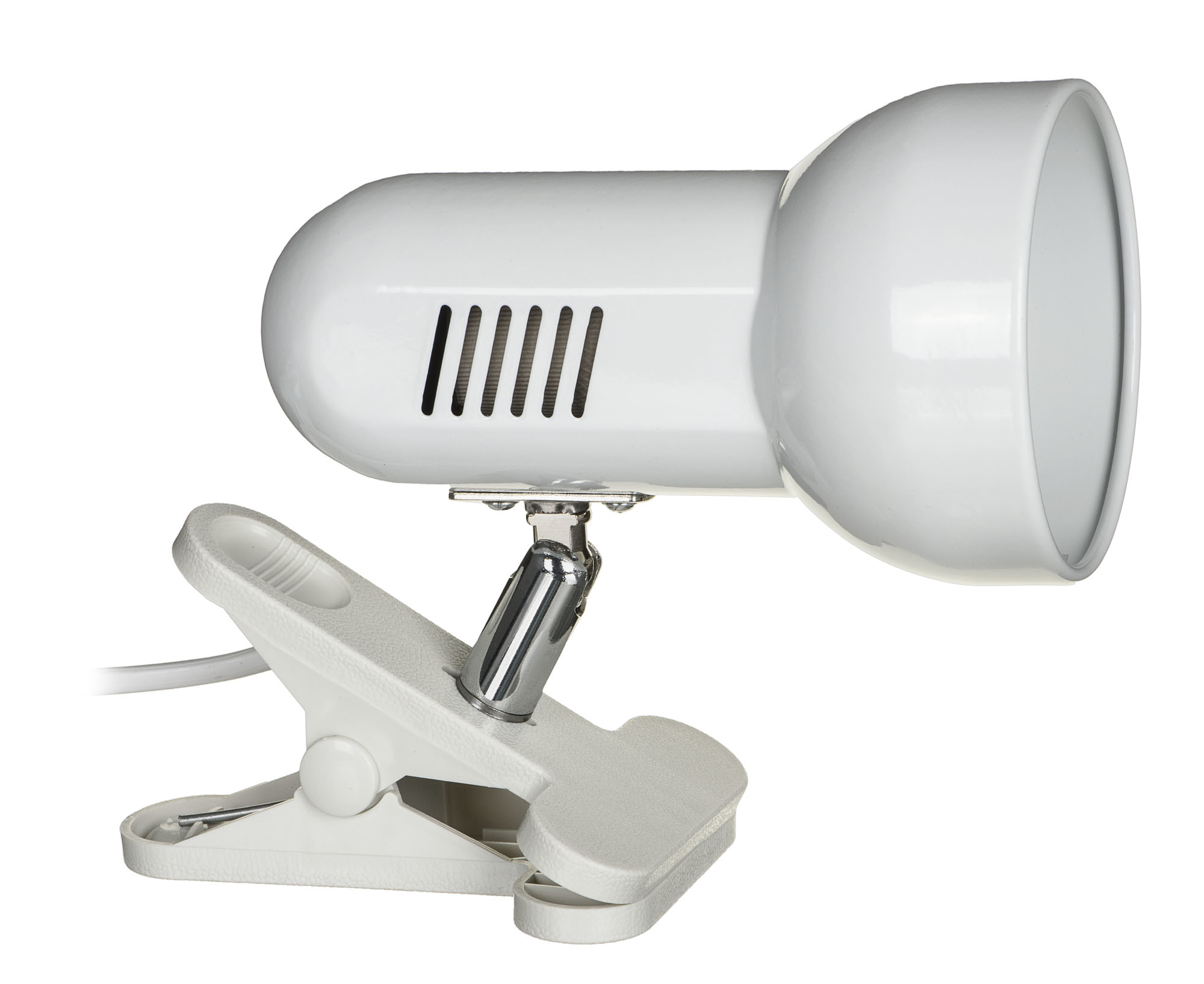 Lampe à pince Activejet métal blanc E27