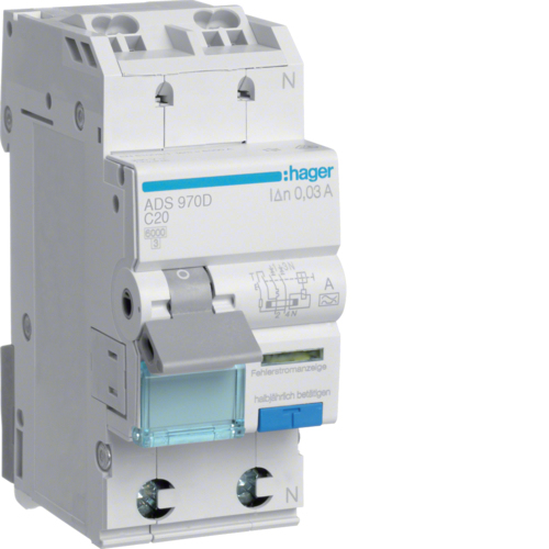 Hager ADS970D - disjoncteur différentiel