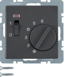 Berker 20306086 - Anthracite - Rotary switch