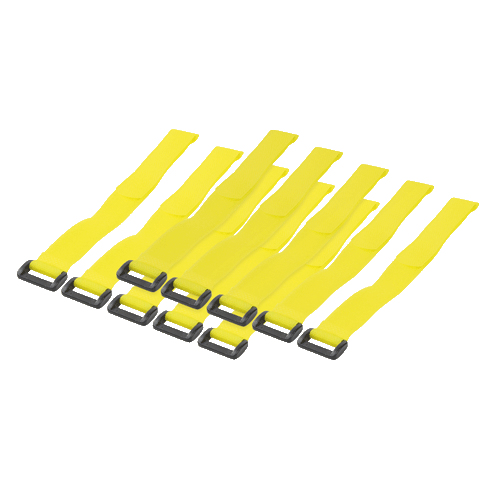 LogiLink KAB0015 Attache de câble 300x20mm Jaune