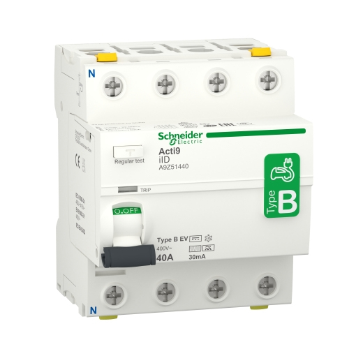 Schneider Electric Schneider Writing Instruments A9Z51440 - Dispositif différentiel résiduel - Type B - IP20 - 400 V