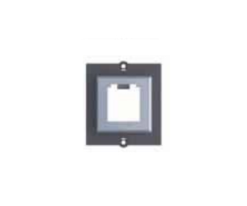 Bachmann 917.007 - RJ-45 - Noir - Gris - 1 pièce