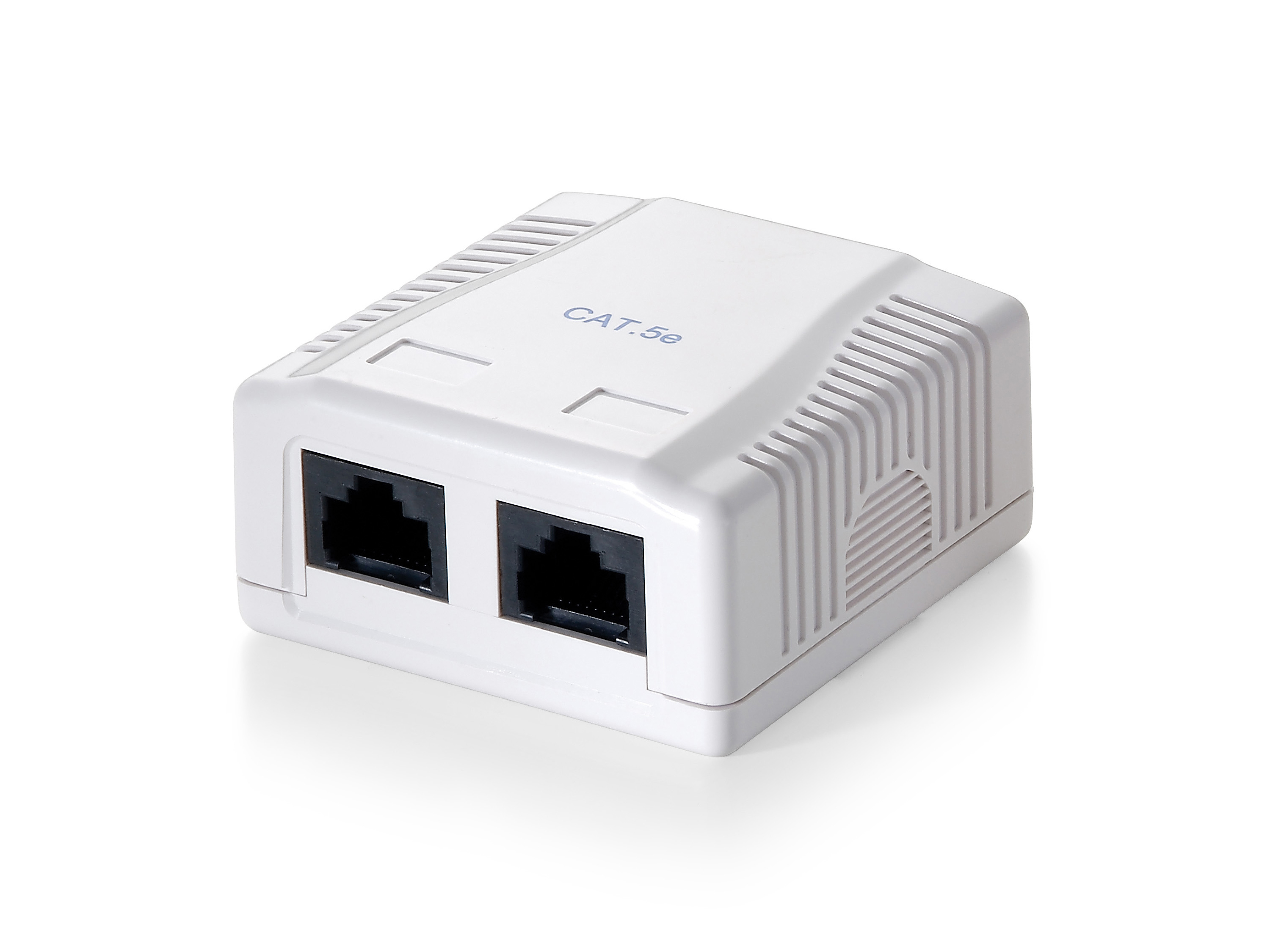 Boîtier de montage en surface Equip 2 ports Cat. 5e - RJ-45 - 5e - Blanc - 59 mm - 29,5 mm - 61 mm