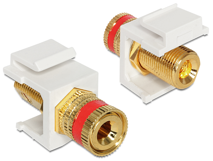Delock 86304 - Or - Rouge - Blanc - 16,3 mm - 28,8 mm - 22,3 mm